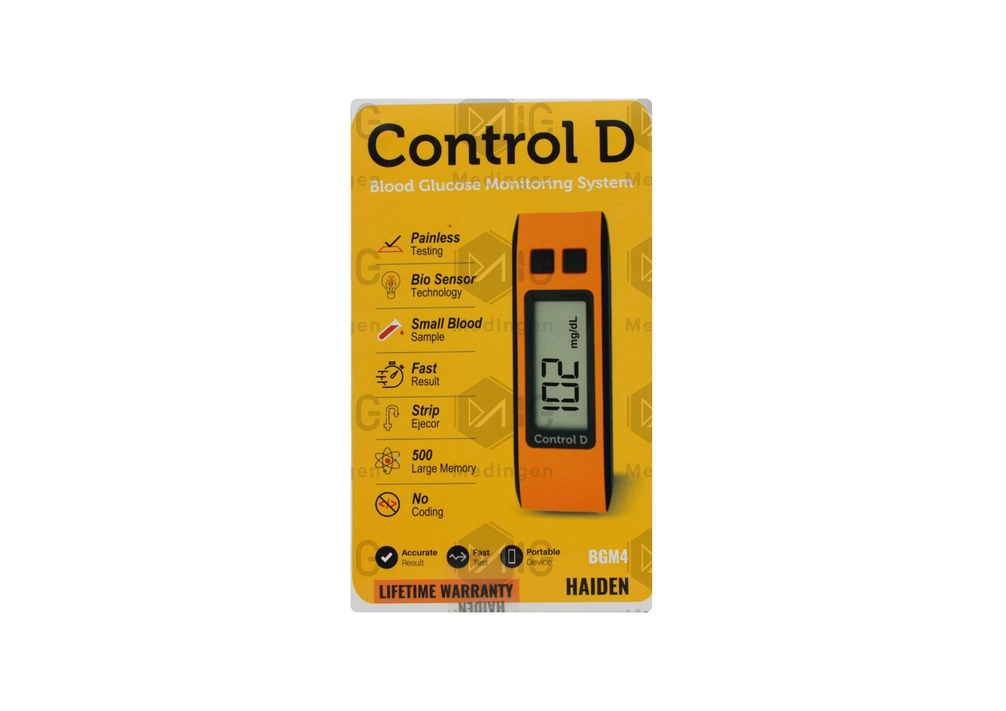 CONTROL D BLOOD GLUCOSE MONITOR